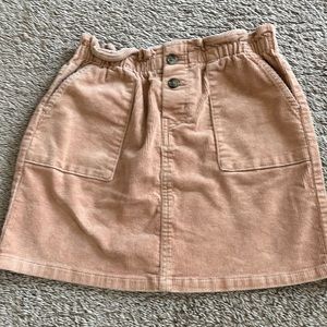 Corduroy skirt